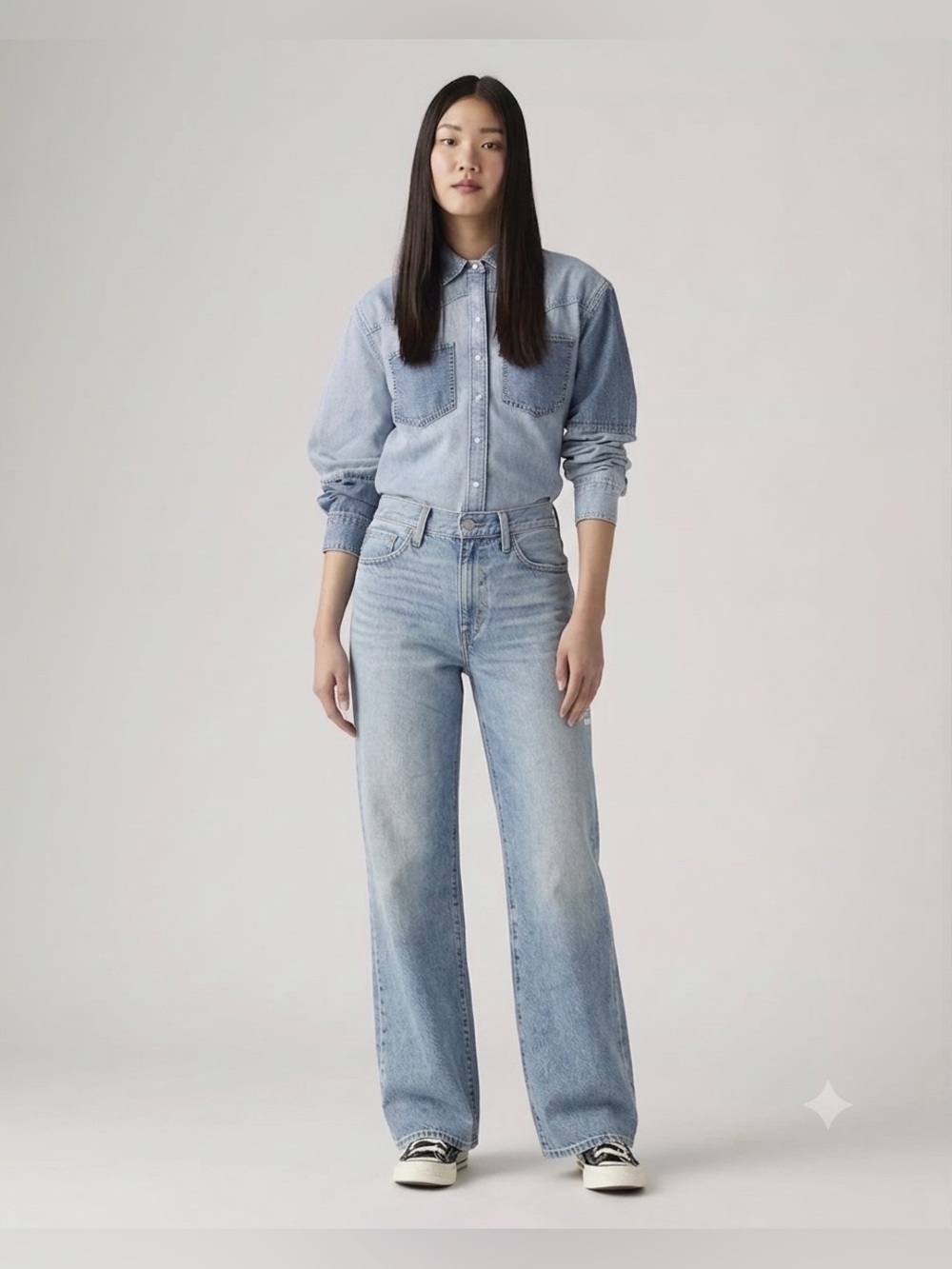 Levi’s 94 Baggy Bootcut Jeans Women’s‎ Mid Rise NWT 100% Cotton 33x31